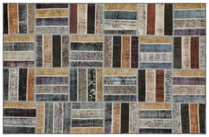 Apex Patchwork Unique Multi Naturel 35832 158 x 243 cm