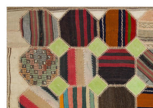 Apex Patchwork Unique Multi Naturel 36506 161 x 231 cm