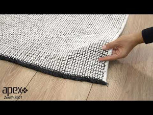 Apex Zenith 8901 White Decorative Carpet